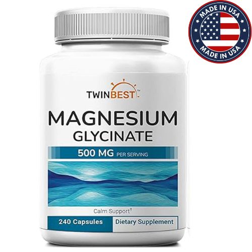 TwinBest Magnesium Glycinate 500mg Capsule Price in Bangladesh