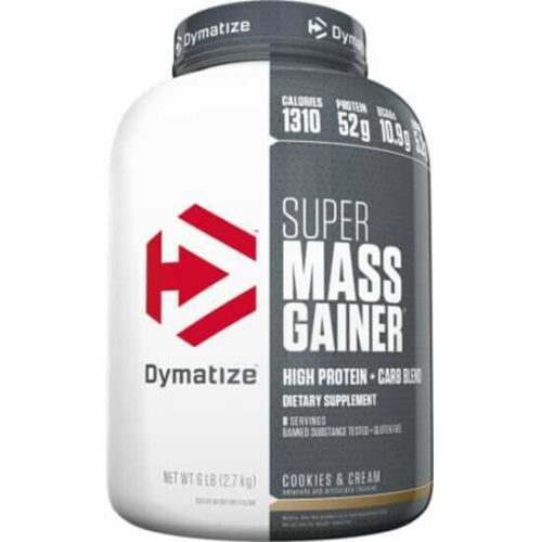 Dymatize Nutrition, Super Mass Gainer, Rich Chocolate - 6 Lbs (2.7 kg)