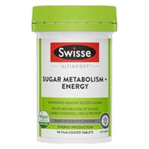 Swisse Ultiboost Sugar Metabolism+ Energy 90 Film Coated Tablets price in bd