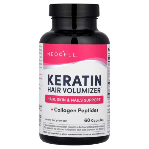 NeoCell, Keratin Hair Volumiser + Collagen Peptides,(60 Capsules) price in bd