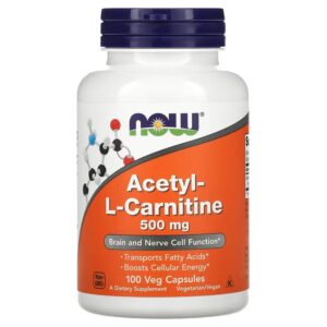 NOW Foods, Acetyl-L-Carnitine, 500 mg,(100 Capsules) price in bd
