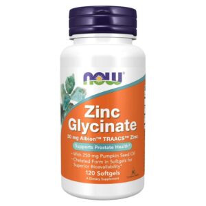 Now Supplements, Zinc Glycinate with 250 mg (120 Softgels) price in bd