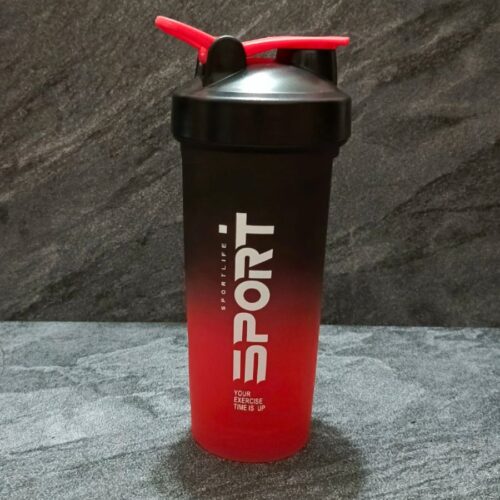 Sport Life Frosted Gradient Shaker Bottle- Black & Red (700Ml ) price in bd