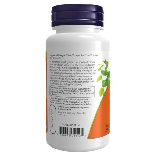 Now Foods: Panax Ginseng, (100 Capsules) Price In Bangladesh