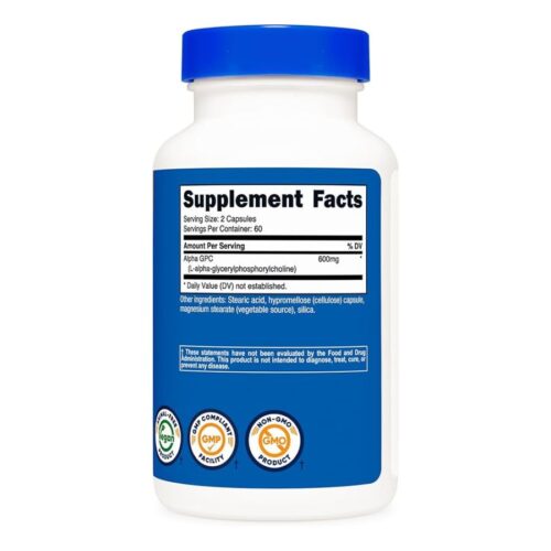 Nutricost Alpha GPC 600mg, 120 Vegetarian Capsules price in Bangladesh