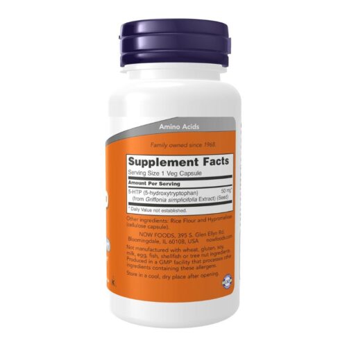 NOW Foods Supplements, 5-HTP (5-hydroxytryptophan) 50 mg(90 Capsules) price in bangladesh