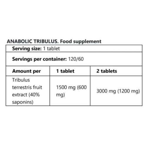 Kevin Levrone Anabolic Tribulus (120 Tablets) Price in Bangladesh