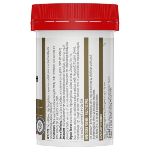 Swisse High Strength Maca (60 Tablets) Price in Dhaka