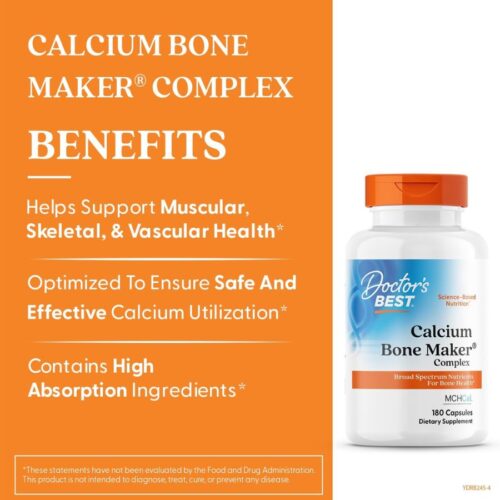 Doctors Best Calcium Bone Maker Complex(180 Capsules) price ion Bangladesh