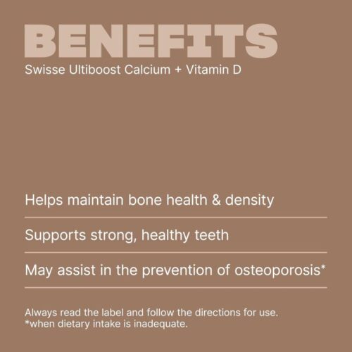 Swisse Ultiboost Calcium + Vitamin D 150 tabletes
