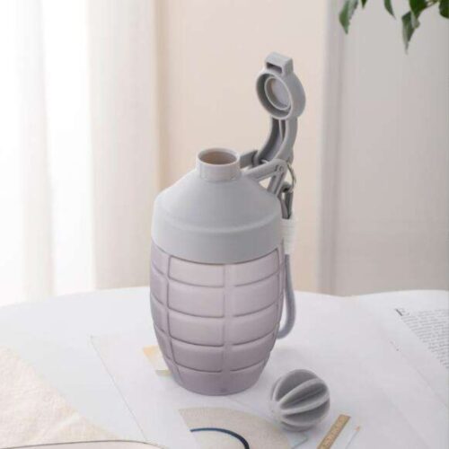 RIANZ Grenade Shape Protien Shaker Bottle Blender (600ml)