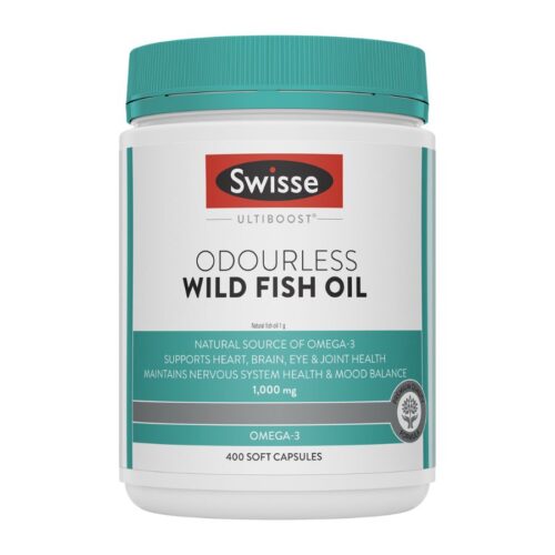 Swisse Ultiboost Odourless Super Strength Wild Fish Oil 1000mg (400 Capsules) price in Bd