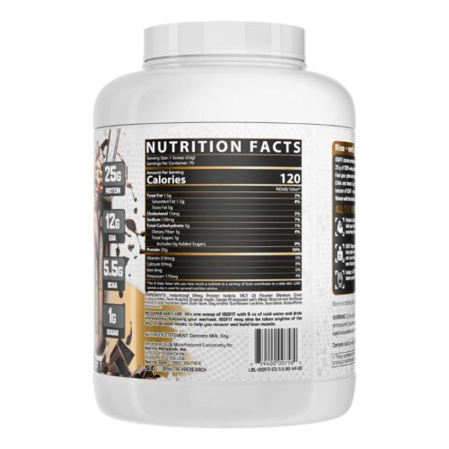 Nutrex Research Isofit Whey Protein Powder 5Lbs