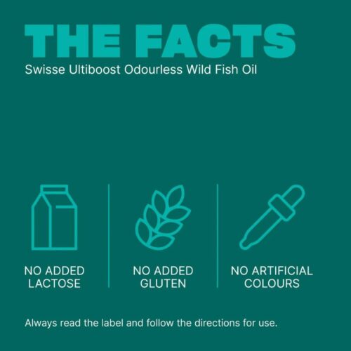 Swisse Ultiboost Odourless Super Strength Wild Fish Oil 1000mg