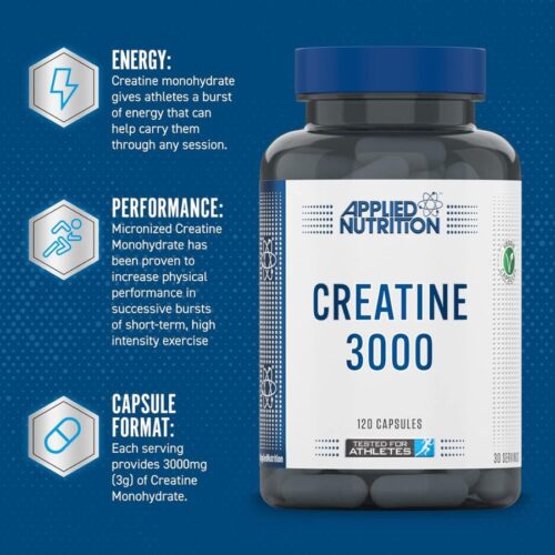 Applied Nutrition Creatine 3000 120 Capsules price in Bangladesh