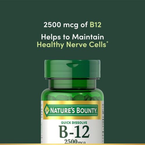Nature's Bounty B-12 Natural Cherry 2,500 mcg 75 Tablets  price in Bangladesh