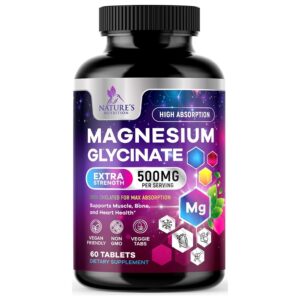 Nature's Nutrition Magnesium Glycinate Supplement 250mg 60 Tablets price in Bangladesh