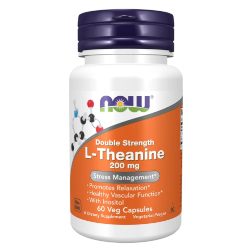 NOW Foods L-Theanine 200 mg 60 Veg Capsules in Bangladesh