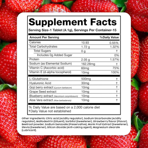 PLIX Glowy Skin 500mg 15 Effervescent Tablets price in Bangladesh