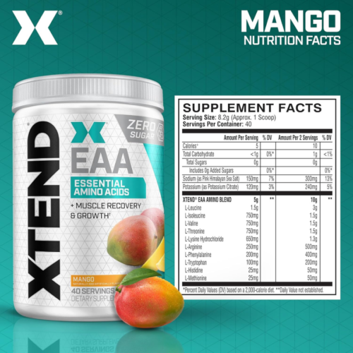 Xtend Scivation EAA + BCAA Powder Mango 40 Servings price in Bangladesh