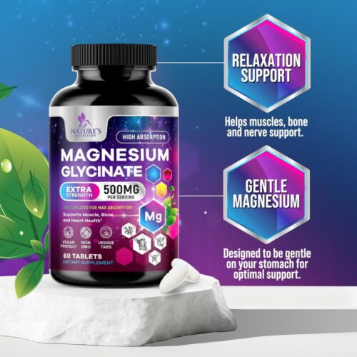 Nature's Nutrition Magnesium Glycinate Supplement 250mg 60 Tablets price in Bangladesh