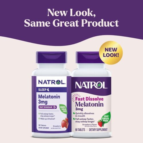 Natrol 3mg Fast Dissolve Melatonin Strawberry Flavor (90 Tablets ) Price in Bangladesh
