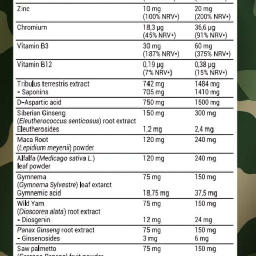 Army1 test-X Testosterones Booster 240mg(120 Capsules) price in Bangladesh