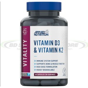 Applied Nutrition  Vitamin D3 & K2  Capsules price in Bangladesh