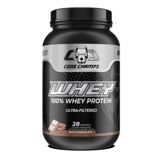 CORE CHAMPS 100% Whey Protein Powder | Ultra-Filtered Whey Protein Blend (2lbs)