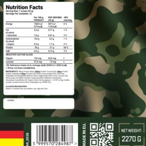 Army 1 whey professional protein powder (2000g) price in Bd