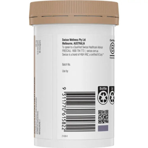 Swisse Ultiboost K2 Calcium + D3 (90 Tablets) price in Dhaka
