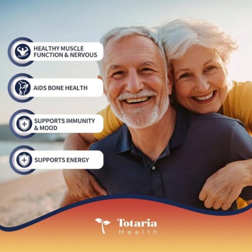 Totaria Magnesium Glycinate 180mcg + Vitamin D3 5000 IU & K2 120 Softgels price in Bangladesh